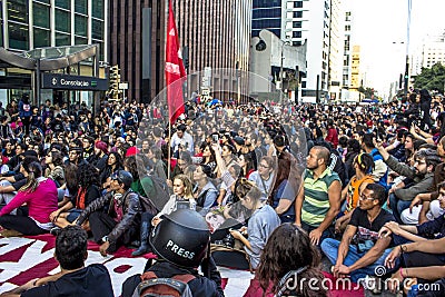 Protesters Editorial Stock Photo